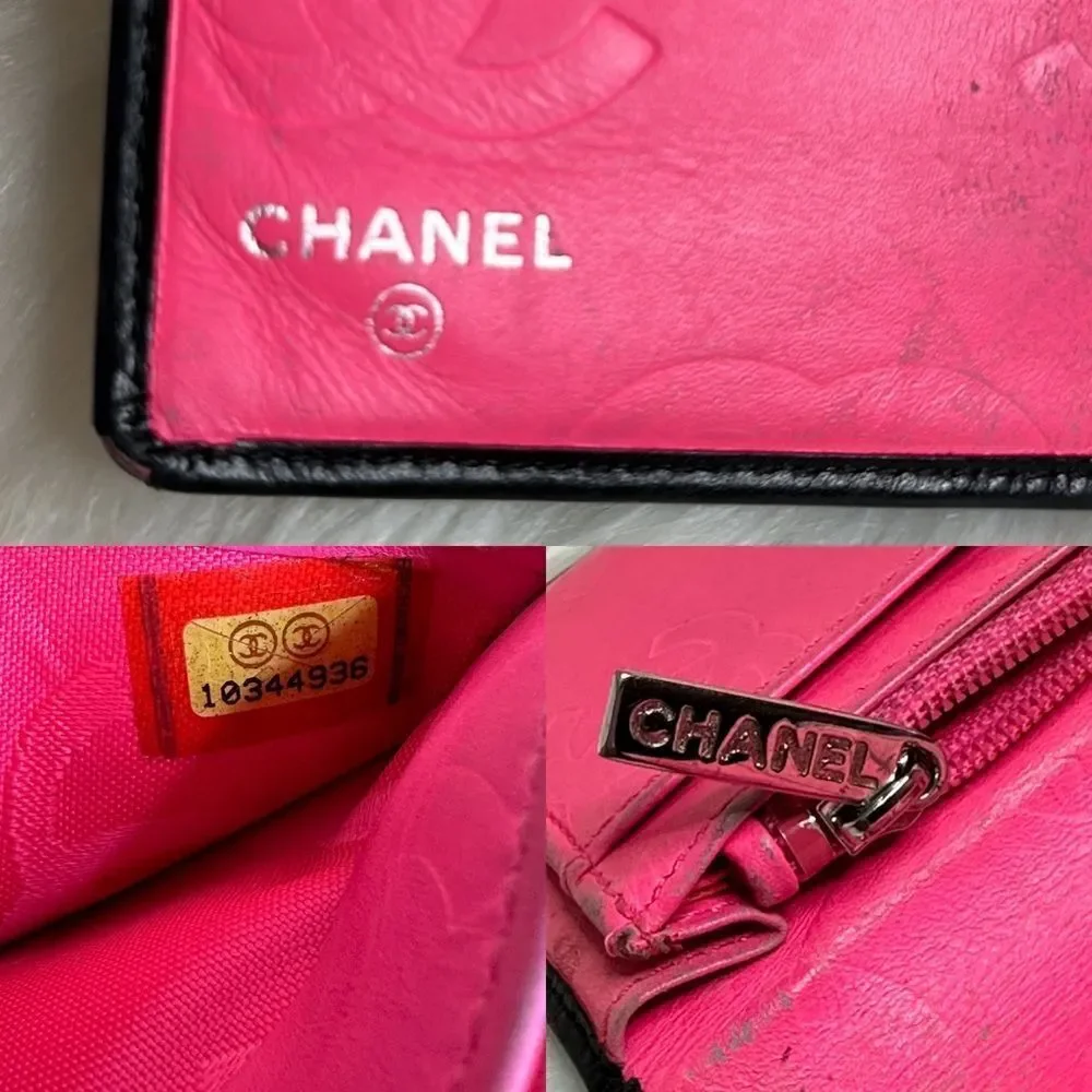 💯Authentic Chanel Bifold  Quilted Long Wallet 🍀